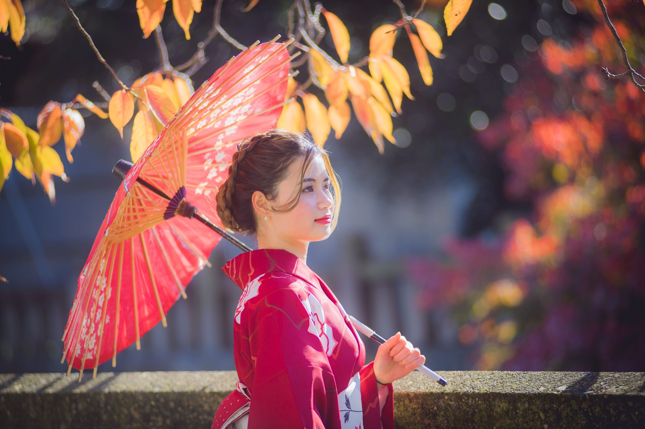 着物美人