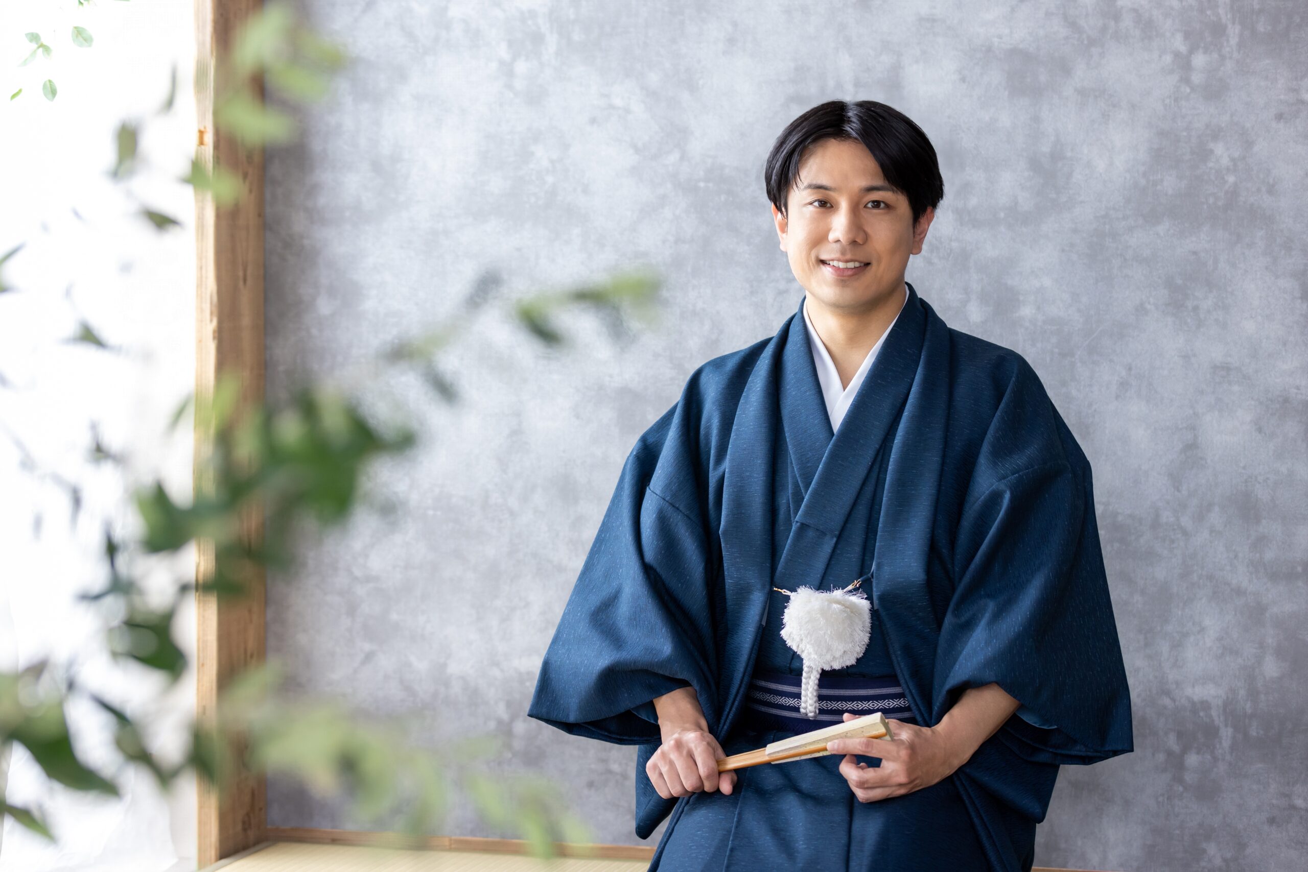 メンズ着物の格好いい着付け術